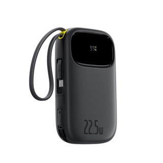 Baseus Qpow3 power bank z wyświetlaczem 22.5W 10000mAh kosmiczna czerń
