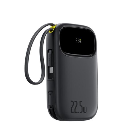 Baseus Qpow3 power bank z wyświetlaczem 22.5W 10000mAh kosmiczna czerń