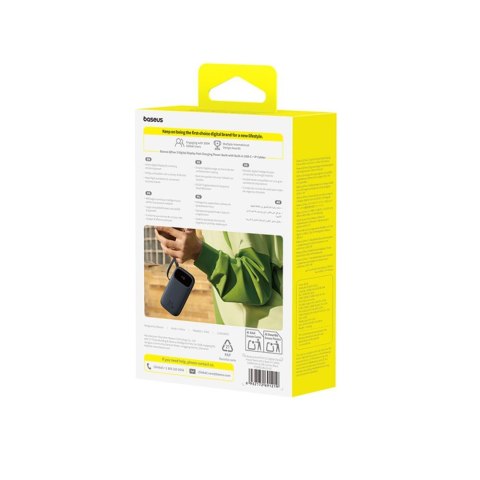 Baseus Qpow3 power bank z wyświetlaczem 22.5W 10000mAh kosmiczna czerń