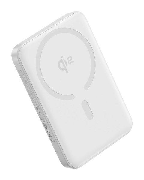 Baseus magnetyczny power bank 10000mAh 22.5W Biały
