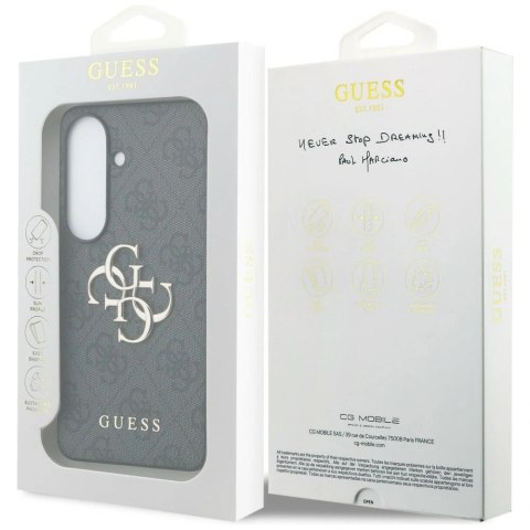 Etui Guess 4G Big Metal Logo na Samsung Galaxy S26 Plus - czarne