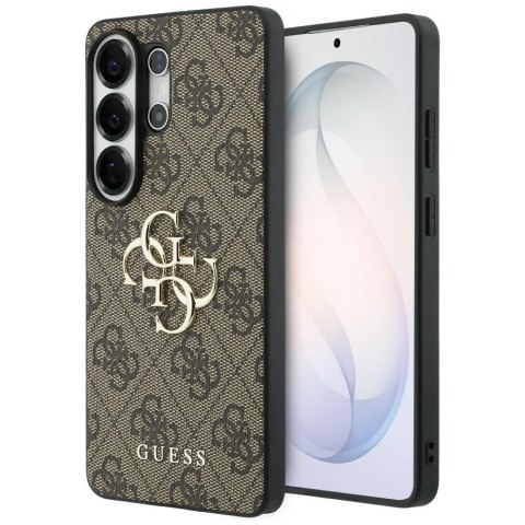 Etui Guess 4G Big Metal Logo na Samsung Galaxy S26 Ultra - brązowe