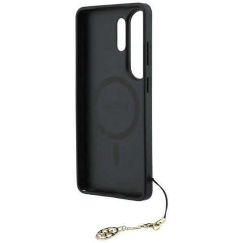 Etui Guess 4G Classic Logo Charm MagSafe na Samsung Galaxy S26 Ultra - czarne
