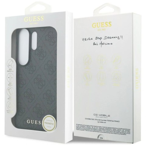 Etui Guess 4G Classic Logo Charm MagSafe na Samsung Galaxy S26 Ultra - czarne