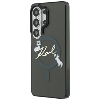 Etui Karl Lagerfeld IML KC Script MagSafe na Samsung Galaxy S26 Ultra - czarne