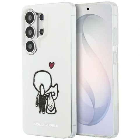 Etui Karl Lagerfeld IML Karl&Choupette MagSafe na Samsung Galaxy S26 Ultra - przezroczyste