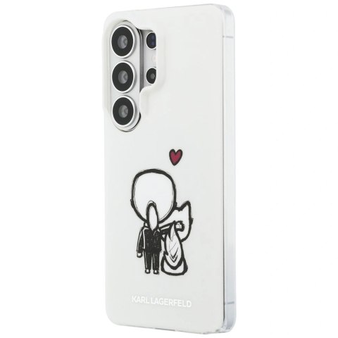 Etui Karl Lagerfeld IML Karl&Choupette MagSafe na Samsung Galaxy S26 Ultra - przezroczyste