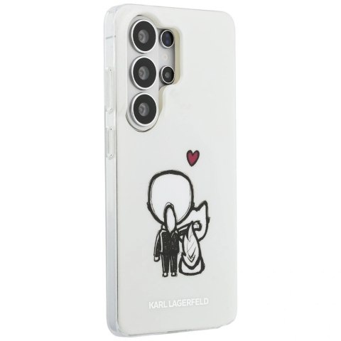 Etui Karl Lagerfeld IML Karl&Choupette MagSafe na Samsung Galaxy S26 Ultra - przezroczyste