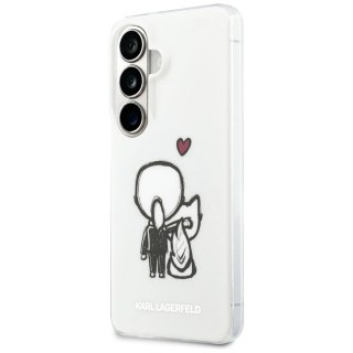 Etui Karl Lagerfeld IML Karl&Choupette MagSafe na Samsung Galaxy S26 - przezroczyste