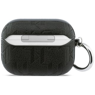 Etui Karl Lagerfeld Monogram Karl & Choupette Head na AirPods Pro 3 - czarne