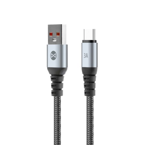 Forever kabel Braix USB - USB-C 1,0 m 3A czarny