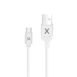 Maxlife kabel USB - USB-C 0,5 m 3A biały