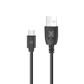 Maxlife kabel USB - USB-C 0,5 m 3A czarny