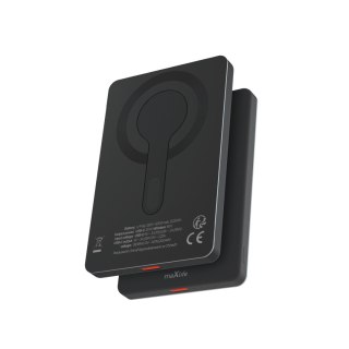 Maxlife power bank bezprzewodowy MXPB-05 20W PD 5000 mAh magnetyczny czarny