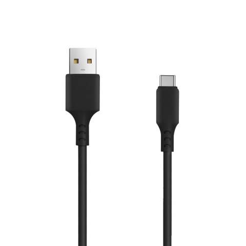 Setty ładowarka samochodowa 1x USB 2,4A czarna + kabel USB-C 1,0 m NEW