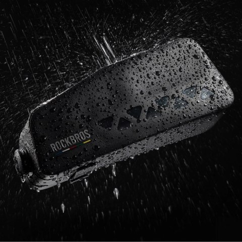 Torba rowerowa Rockbros ROAD TO SKY AS-142 na ramę wodoodporna 1L - czarna