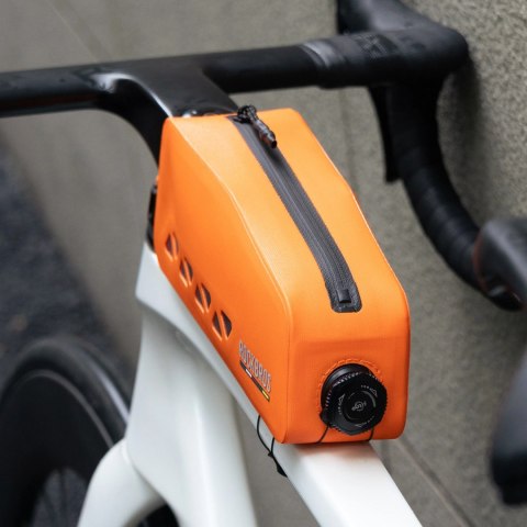 Torba rowerowa Rockbros ROAD TO SKY AS-142 na ramę wodoodporna 1L - pomarańczowa