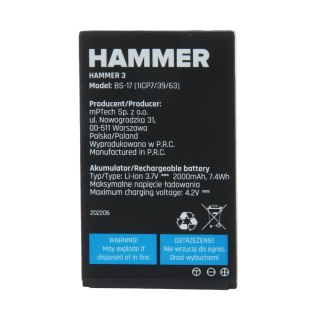Bateria do myPhone Hammer 3 / Hammer 3+ 2000mAh