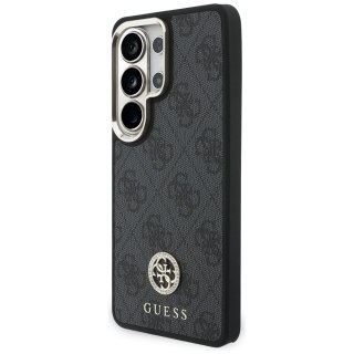 Guess nakładka 4G Big Rhinestone Triangle Strap MagSafe do Samsung Galaxy S26 Ultra czarna