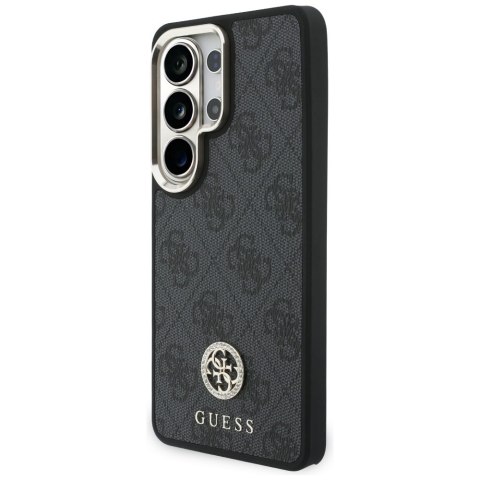 Guess nakładka 4G Big Rhinestone Triangle Strap MagSafe do Samsung Galaxy S26 Ultra czarna