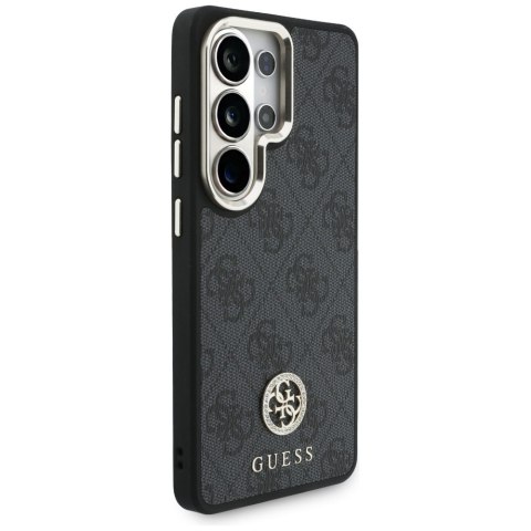 Guess nakładka 4G Big Rhinestone Triangle Strap MagSafe do Samsung Galaxy S26 Ultra czarna