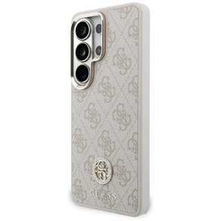 Guess nakładka 4G Big Rhinestone Triangle Strap MagSafe do Samsung Galaxy S26 Ultra różowa
