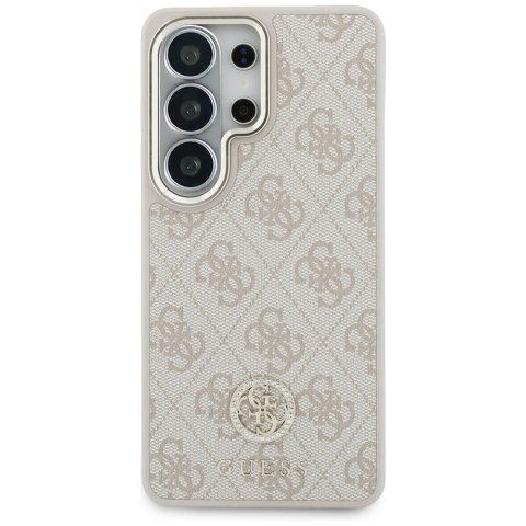 Guess nakładka 4G Big Rhinestone Triangle Strap MagSafe do Samsung Galaxy S26 Ultra różowa