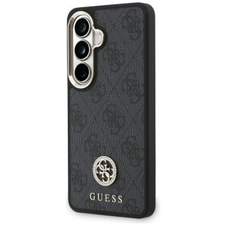 Guess nakładka 4G Big Rhinestone Triangle Strap MagSafe do Samsung Galaxy S26 czarna