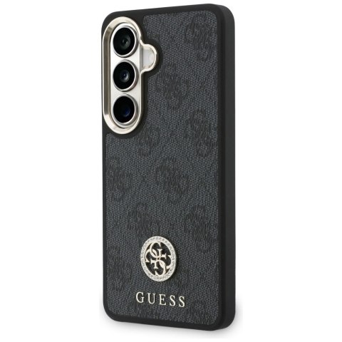 Guess nakładka 4G Big Rhinestone Triangle Strap MagSafe do Samsung Galaxy S26 czarna