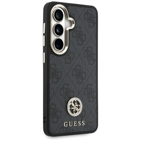 Guess nakładka 4G Big Rhinestone Triangle Strap MagSafe do Samsung Galaxy S26 czarna