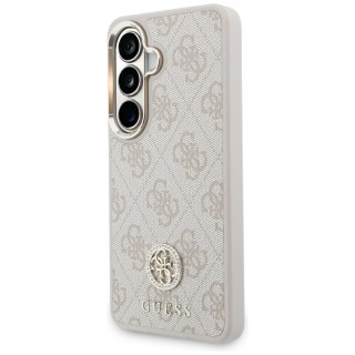 Guess nakładka 4G Big Rhinestone Triangle Strap MagSafe do Samsung Galaxy S26 różowa
