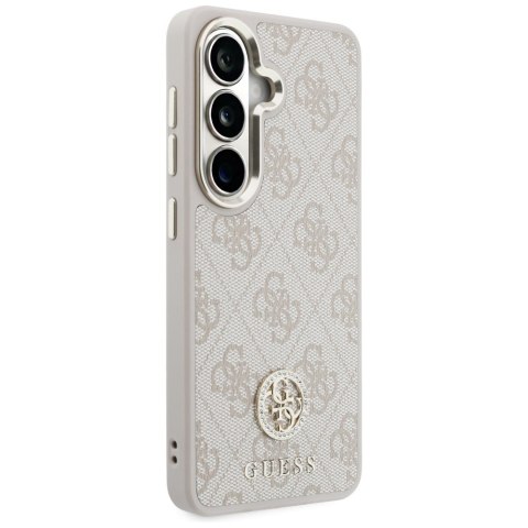 Guess nakładka 4G Big Rhinestone Triangle Strap MagSafe do Samsung Galaxy S26 różowa