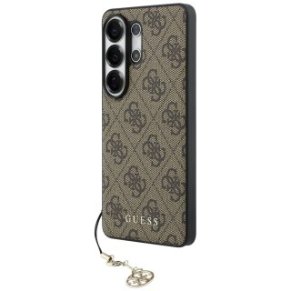 Guess nakładka 4G Classic Logo Charm MagSafe do Samsung Galaxy S26 Ultra brązowa