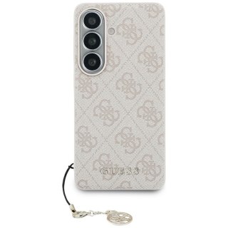 Guess nakładka 4G Classic Logo Charm MagSafe do Samsung Galaxy S26 różowa