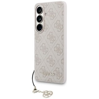 Guess nakładka 4G Classic Logo Charm MagSafe do Samsung Galaxy S26 różowa