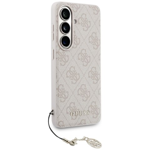 Guess nakładka 4G Classic Logo Charm MagSafe do Samsung Galaxy S26 różowa