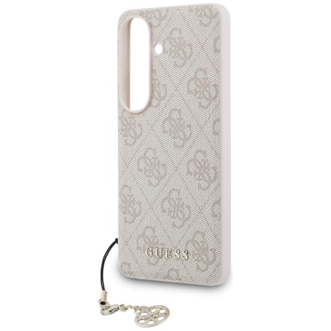 Guess nakładka 4G Classic Logo Charm MagSafe do Samsung Galaxy S26 różowa