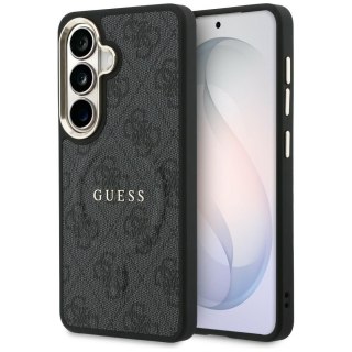 Guess nakładka 4G Embossed Ring MagSafe do Samsung Galaxy S26 Plus czarna
