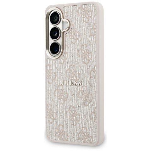 Guess nakładka 4G Embossed Ring MagSafe do Samsung Galaxy S26 Plus różowa