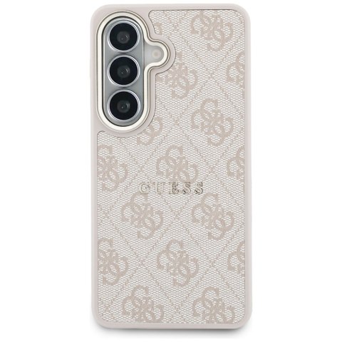 Guess nakładka 4G Embossed Ring MagSafe do Samsung Galaxy S26 Plus różowa