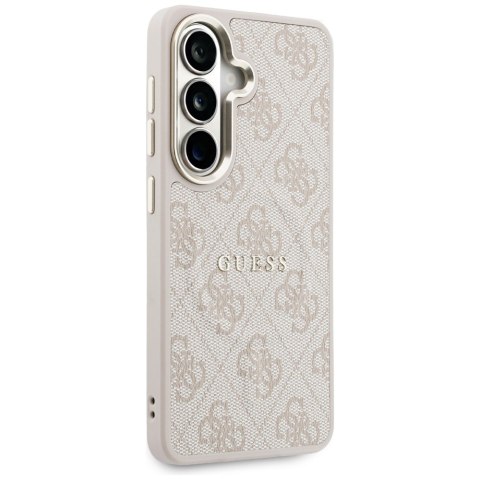 Guess nakładka 4G Embossed Ring MagSafe do Samsung Galaxy S26 Plus różowa