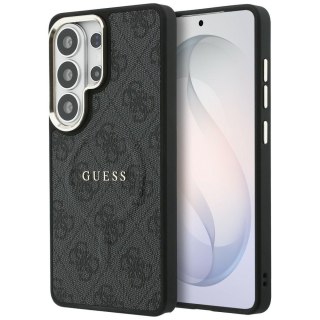 Guess nakładka 4G Embossed Ring MagSafe do Samsung Galaxy S26 Ultra czarna