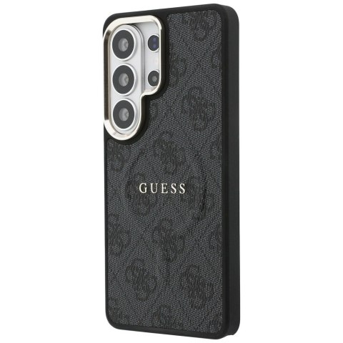 Guess nakładka 4G Embossed Ring MagSafe do Samsung Galaxy S26 Ultra czarna