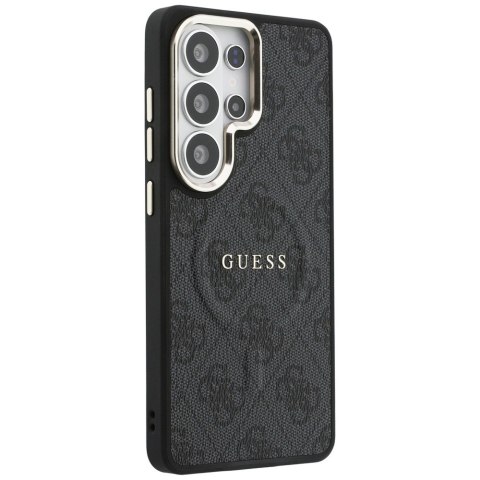 Guess nakładka 4G Embossed Ring MagSafe do Samsung Galaxy S26 Ultra czarna