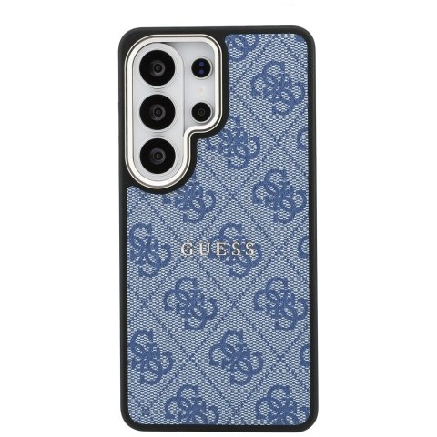 Guess nakładka 4G Embossed Ring MagSafe do Samsung Galaxy S26 Ultra niebieska