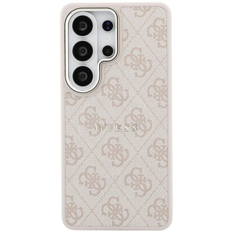 Guess nakładka 4G Embossed Ring MagSafe do Samsung Galaxy S26 Ultra różowa