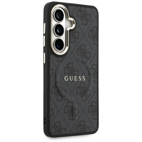 Guess nakładka 4G Embossed Ring MagSafe do Samsung Galaxy S26 czarna