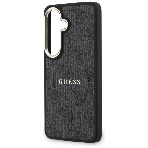 Guess nakładka 4G Embossed Ring MagSafe do Samsung Galaxy S26 czarna
