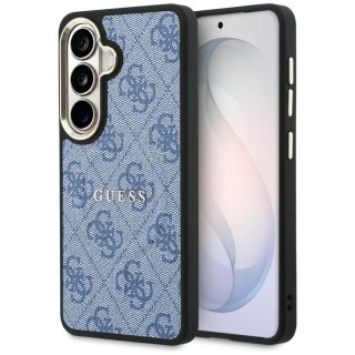 Guess nakładka 4G Embossed Ring MagSafe do Samsung Galaxy S26 niebieska