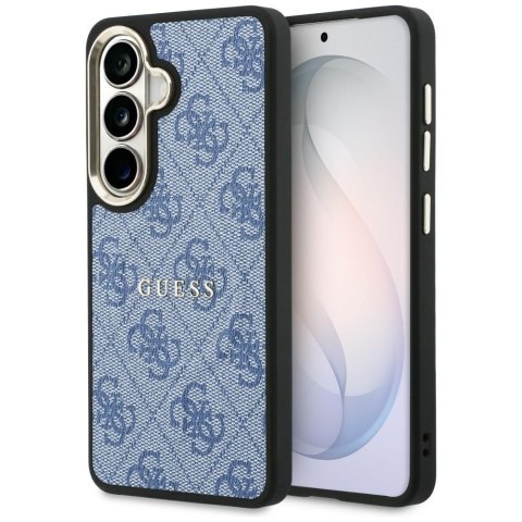 Guess nakładka 4G Embossed Ring MagSafe do Samsung Galaxy S26 niebieska
